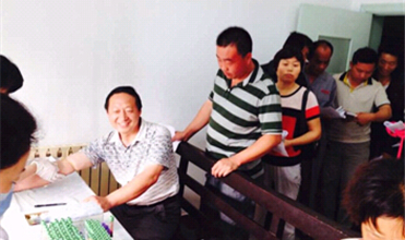 關愛員工 關注健康--汶上公司組織全體員工進行健康體檢活動