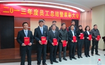 濾油機公司召開2013年度總結暨先進表彰大會