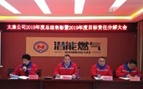 太康公司召開2018年度總結表彰暨2019年度目標責任分解大會