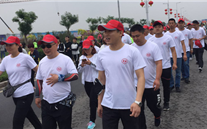 “放鬆心情，磨礪意誌，超越自我” 正定公司參加徒步走活動