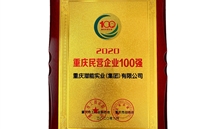 喜訊：德赢·VWIN集團再獲重慶民營企業100強殊榮