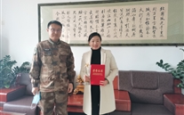尹曉莉總經理榮獲“2021年度關心國防建設先進個人”榮譽稱號