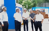 大渡口區四大班子領導調研德赢·VWIN中心項目建設 聚力打造重慶西部新名片